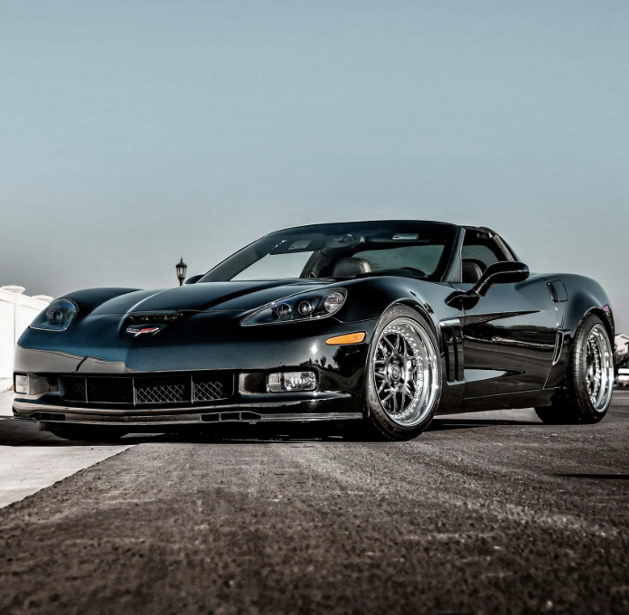 C6 Corvette Grand Sport on Forgestar M14 wheels
